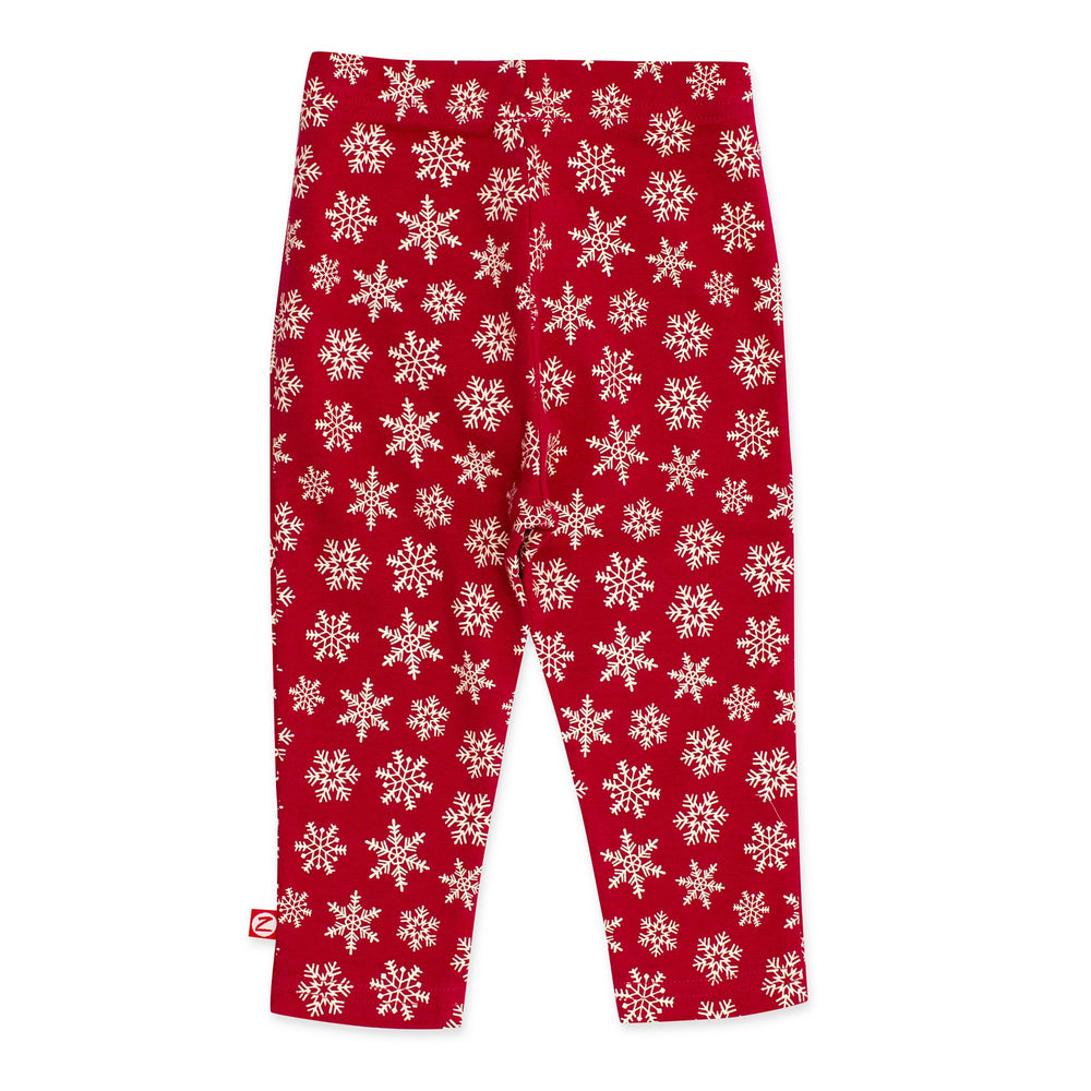 Zutano baby Bottom Snowflake Organic Cotton Legging