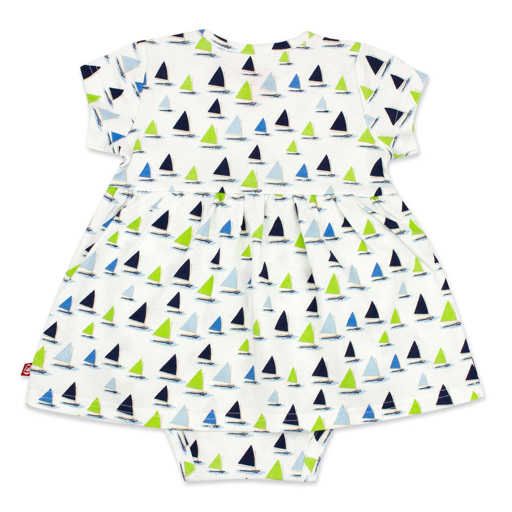 Zutano baby Dress Sailing Organic Cotton Romper Dress