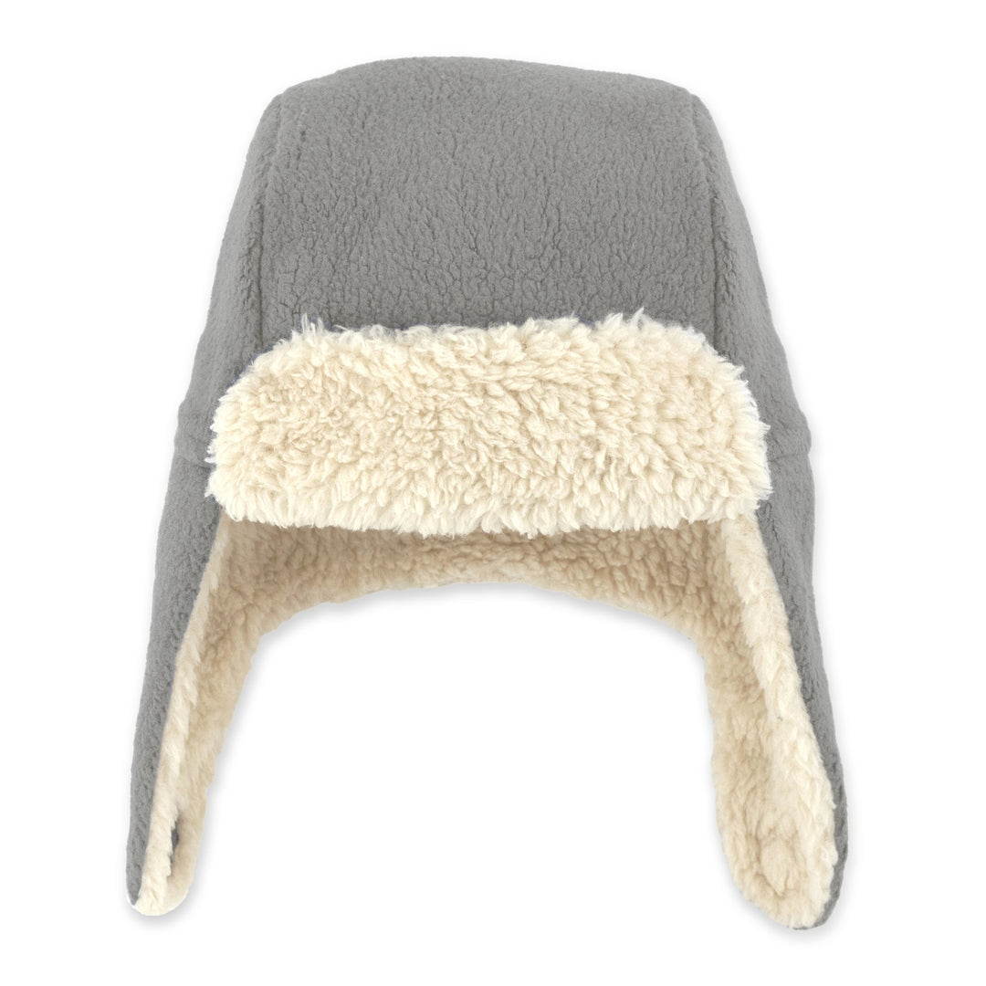 Furry Fleece Hat Zutano Trapper Gray – 