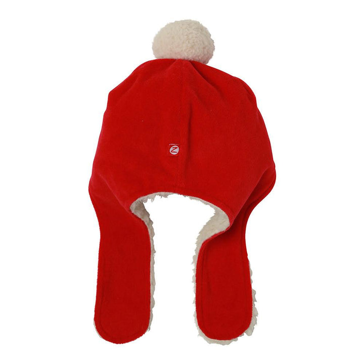 Zutano baby Hat Velour Bunny Hat - Red