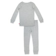 Zutano baby Pajama Organic Cotton Pajama Set - Heather Gray