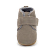 Zutano baby Shoe Gray Leather Fur Lined Shoe
