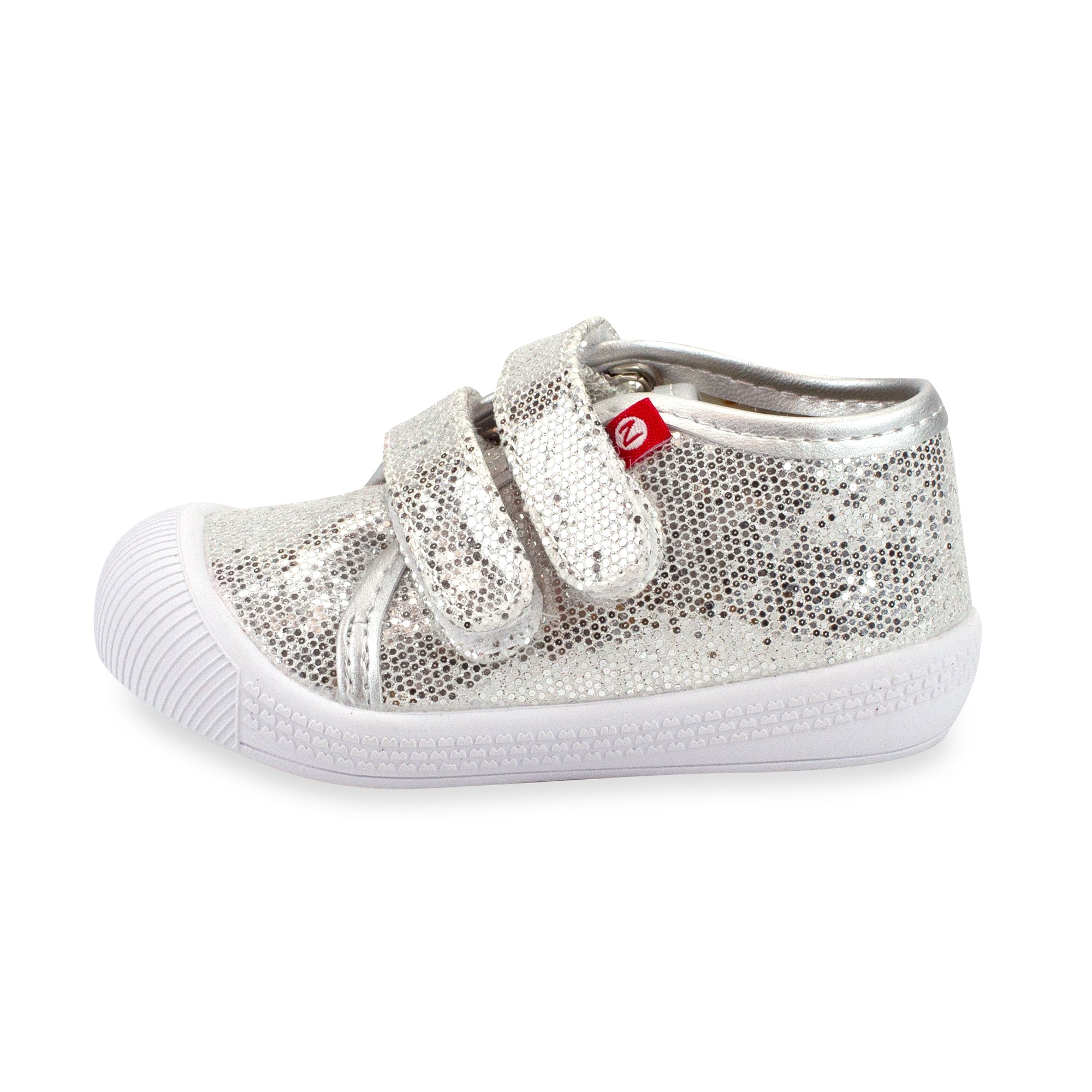 Silver sparkly baby shoes deals