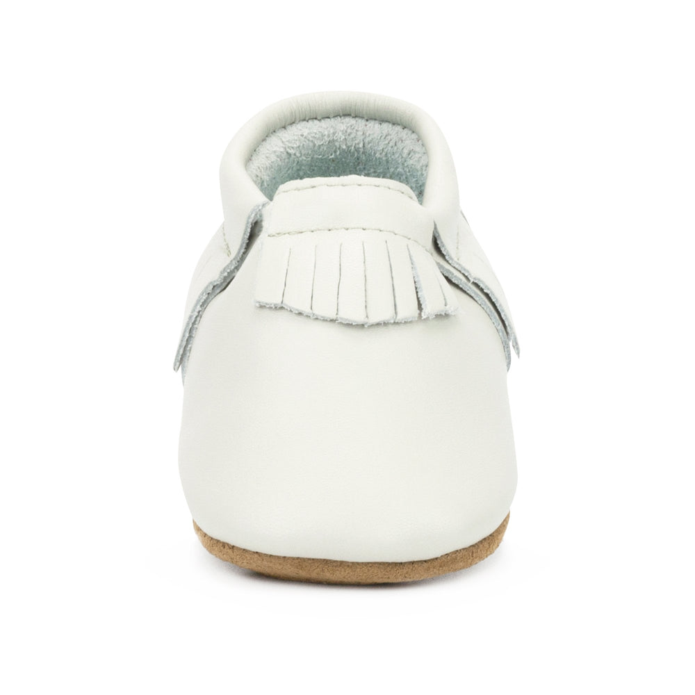 Zutano baby Shoe Pearl Leather Fringe Moccasins