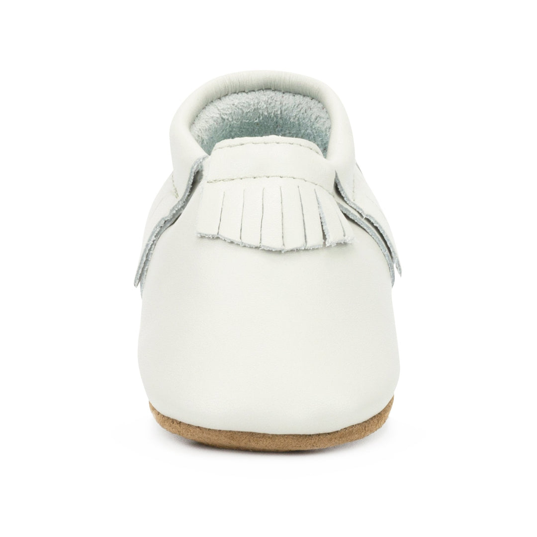Zutano baby Shoe Pearl Leather Fringe Moccasins
