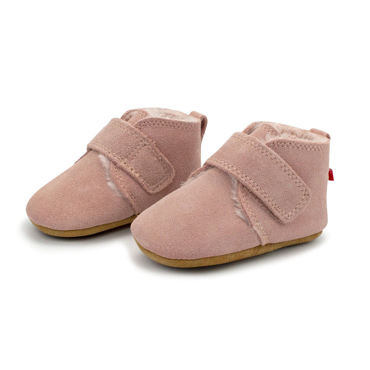 Zutano baby Shoe Pink Leather Fur Lined Shoe