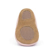 Zutano baby Shoe Pink Shimmer Leather Bow Moccasins