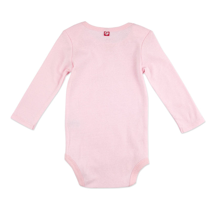 Zutano baby Top Organic Cotton Rib Bodysuit - Baby Pink