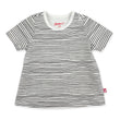 Zutano baby Top Pencil Stripe Organic Cotton Short Sleeve Swing Top