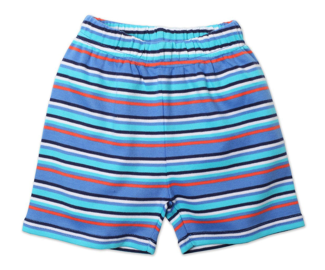 Zutano Bottom Periwinkle Stripe Shorts