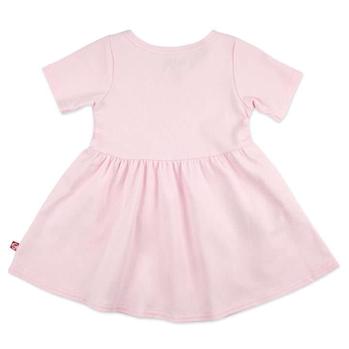 Zutano Dress Organic Cotton Forever Dress - Baby Pink