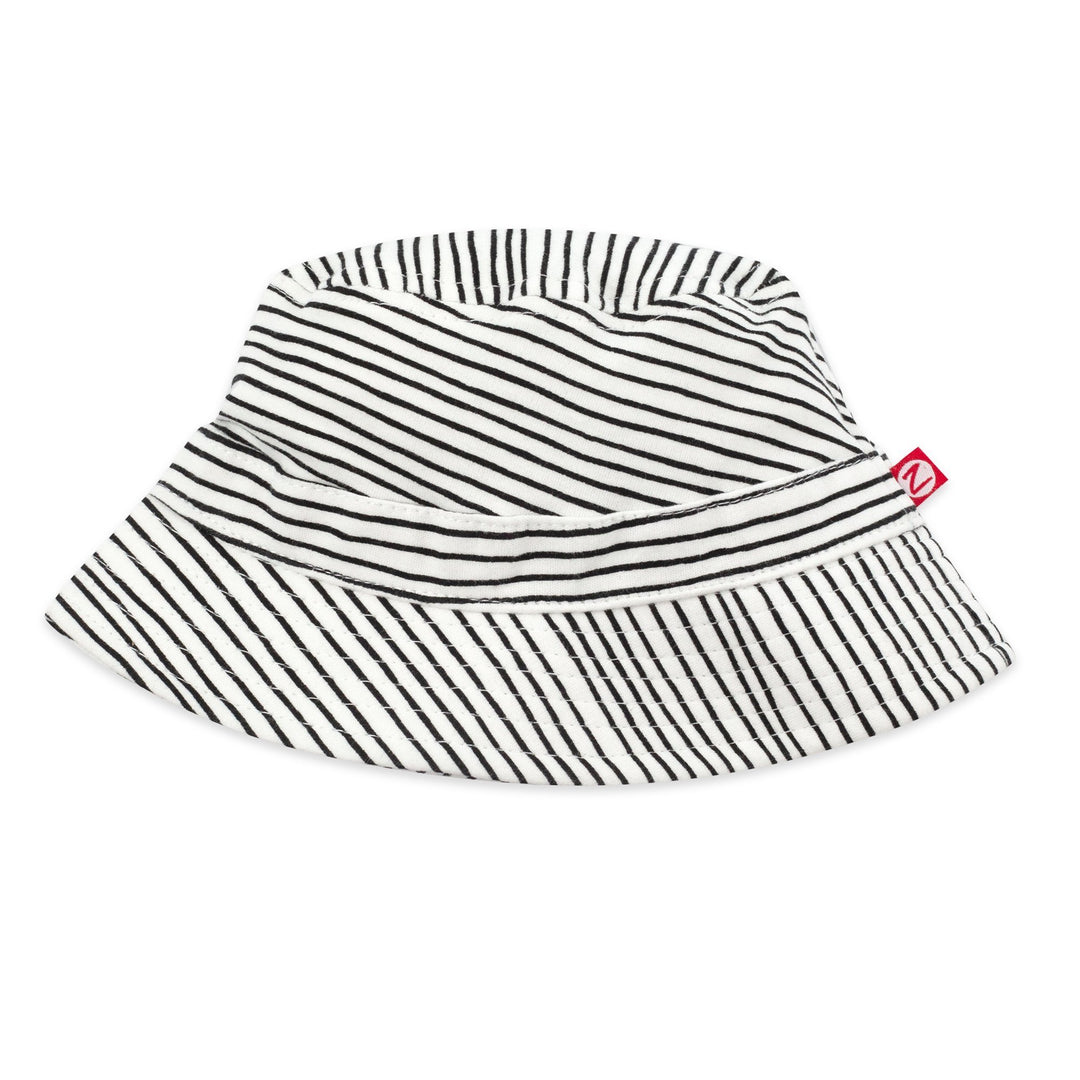 Pencil Stripe Organic Cotton Bucket Sun Hat – Zutano