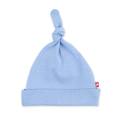 Zutano Hat Solid Rib Knot Hat - Light Blue