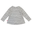 Zutano Top Pencil Stripe Organic Cotton Long Sleeve Peasant Top